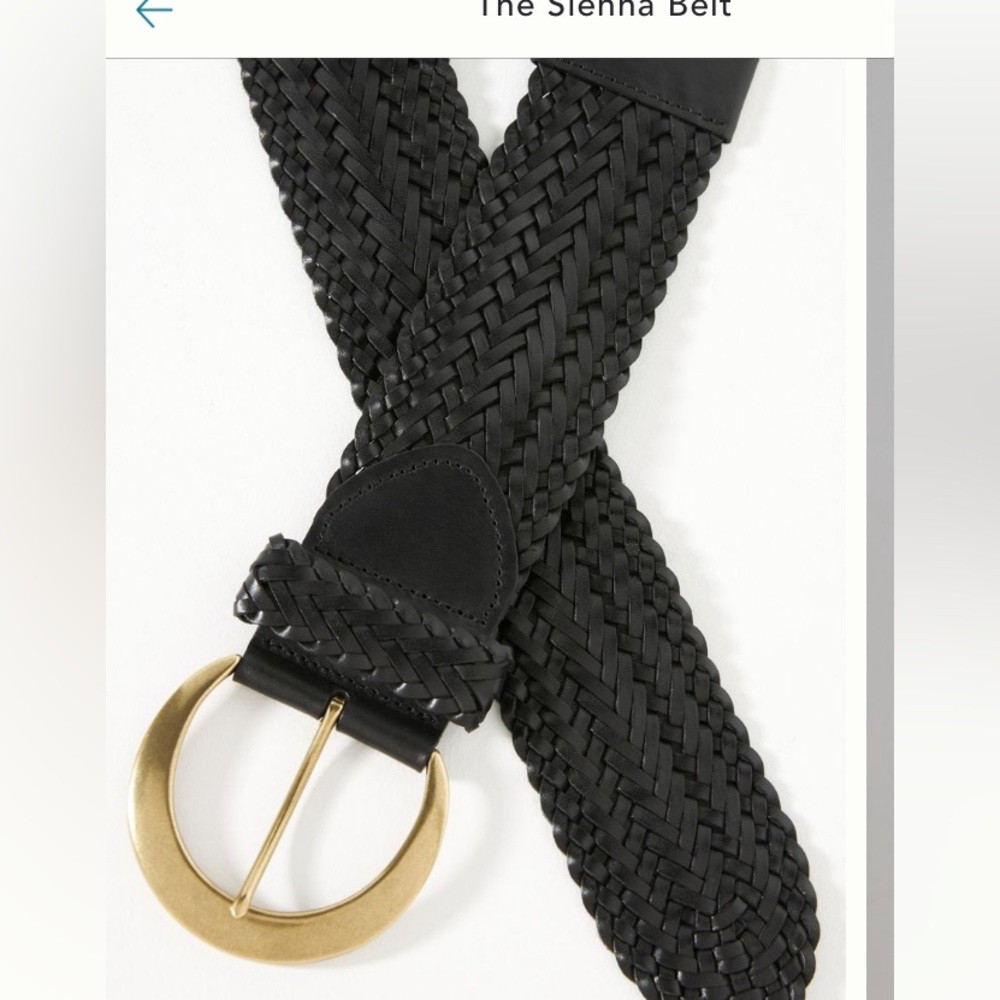 NWOT Anthropology Sienna Black Belt!